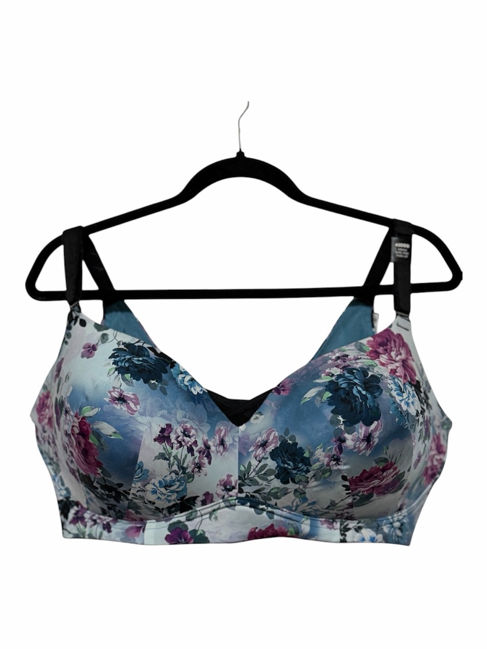 torrid Floral Wireless Bra - Blue, Purple, Pink 42DD